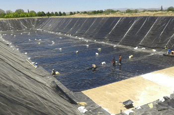 نصب ورق ژئوممبران